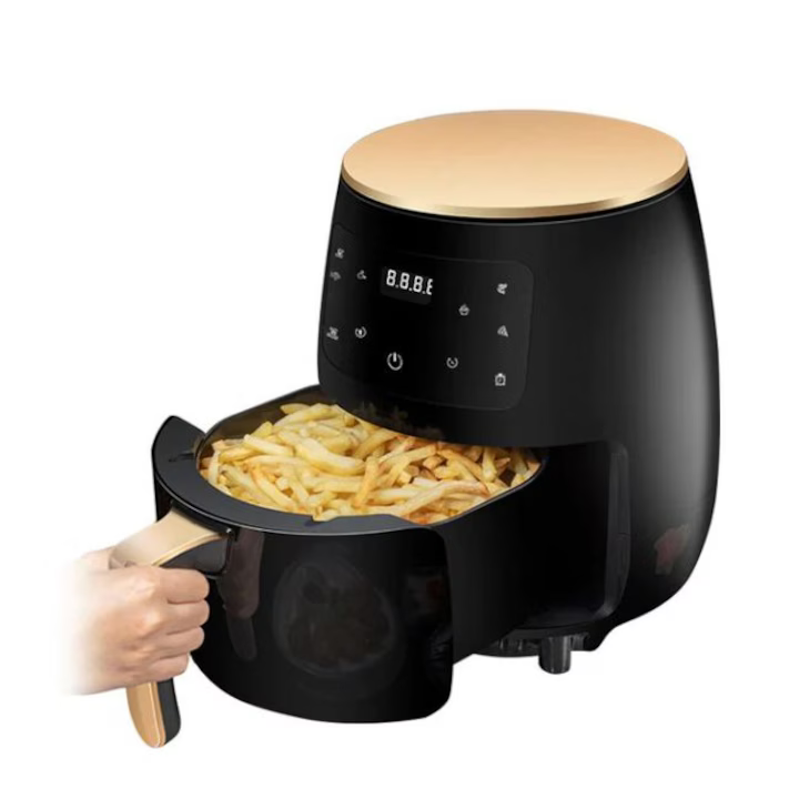 Friteuza fara Ulei cu aer cald, 2400 W, Functie de Coacere, 6l, LCD