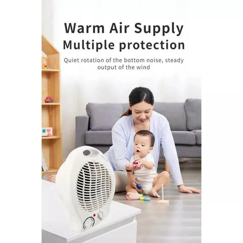 Aeroterma Electrica Prime Heim pentru aer cald si aer rece, 2000W
